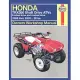 Honda Trx300 Shaft Drive Atvs: 2-Wheel Drive & 4-Wheel Drive 1988 Thru 2000