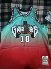 Mitchell & Ness Mike Bibby Vancouver Grizzlies 1998 Swingman Jersey mens SZ 2XL