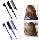 Back Rat Tail Comb Slick Brush Set Bristle Hair Brush Teasing Brush Grooming