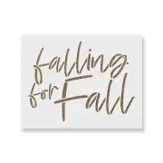 Falling For Fall Stencil - Durable & Reusable Mylar Stencils