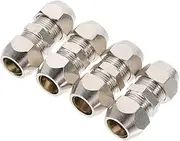 OKUMEYR Efficient Pneumatic Fittings 4pcs Brass Trachea Connectors Easy Installation Replacement Australian Quality