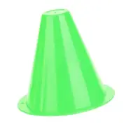 (Green)10pcs Soccer Training Cone Football Barriers Plastic Marker Holder MU