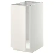 METOD base cab f sink/waste sorting, white/Veddinge white, 40x60x80 cm