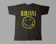 Nirvana Stroke(S) Rihanna In/On Your Face T-Shirt,, Size S-5Xl