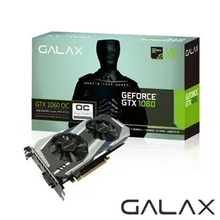 [信達電腦] 影馳 GALAX GTX 1060 OC 6GB 顯示卡