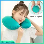 NECK PILLOW TRAVEL PRESS TYPE AUTOMATIC INFLATABLE NECK PILL