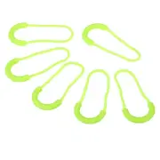 15pcs Zipper Pulls Replacement Extension Cord Handle U Tab Tag Extender Green