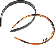 Beatifufu 2pcs Women Plastic Headbands: Beauty Headbands With Teeth DIY Hair Bands Headwear Hair Accessories For Women Men And Girls