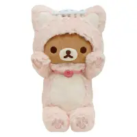 在飛比找momo購物網優惠-【San-X】拉拉熊 懶懶熊 貓咪湯屋系列 貓咪造型絨毛娃娃