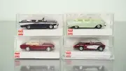 Busch 4 Vehicles Ford, Chevrolet 1:87 HO scale