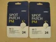 Avarelle Acne Spot Patch PM 24 Round Patches 2 Pack #B26