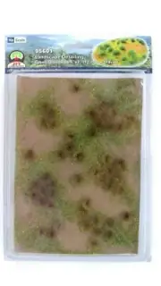 MRC JTT Scenery HO Landscape Detailing Green Grassland 5"x7" Train Layout 95601