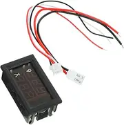 Gatuida 10A DC Voltage Meter Panel Dual Display Digital Voltmeter Ammeter Gauge for Cars Accurate Electrical Tester for Automotive Use