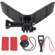 Motorcycle Helmet Chin Mount Kit for GoPro Hero 13, 12, 11, 10, 9, 8, 7, 6, 5...