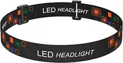 LHKNL Elastic Headlamp Strap Replacement, Adjustable Headband TG-T069 Rechargeable Headlamp 1” Width Comfortable Headband - 1Pack