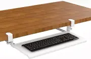 Universal Stand-Up Desk Store Compact Clamp-On Adjustable Keyboard Tray