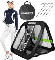 BAYINBULAK Golf Chipping Practice Net Backyard Driving Golf Accessories Men Gift