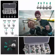25Pcs/Box Cheburashka Cheb Ball Sinkers 3~8g Weight Jig Head Soft Lure Accessory