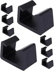 Abaodam 8Pcs Outdoor Patio Furniture Clips High Clamping Force Chair Fasteners for Rattan and Dining Chairs Easy Install Wicker Clip for Secure Fixing Gardens and Balconies
