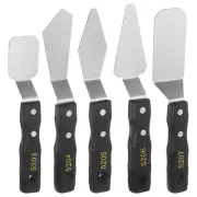 5pcs Painting Palette Knife Set Stainless Steel Large Spatula Pallet Scrapers