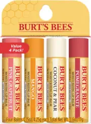 Burt'S Bees Value Moisturizing Superfruit Lip Balms 4 Balms 4 Ct