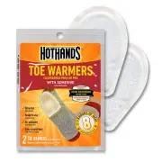 HotHands Toe Warmers - Long Lasting Safe Natural Up to 8 Hours of Heat - 6 Pair