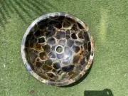 Luxury Black Agate Round Wash Basin | Natural Stone Sink | Kitchen & Bathroom