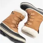 Sorel WINTER CARNIVAL Womens Casual Lace-Up Snow Boots -Camel Brown