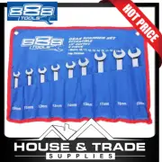 888 Tools Spanner Set 9 Piece Metric Gear ROE Reversible Ratcheting T810109