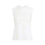 [Fabiana Filippi] Fabiana Filippi-White Silk Top-Donna 40 IT