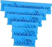 CONGARTENO 1 Set Fondant Embosser Stamps for Cake Decorating DIY Icing Tool for Cookies Washable and Reusable for Fondant Cupcakes Desserts and More