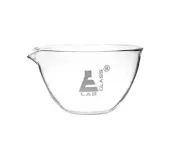 Evaporating Basin, 100ml - Flat Bottom, with Spout - Eisco Labs