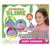 Nickelodeon Slime Kit, Slimy Cupcakes, include cups/glitter,look/smell Delicious