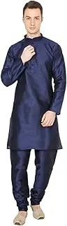 [Royal Kurta] Men's Silk Solid Kurta Pyjama