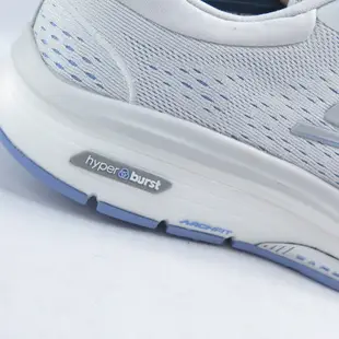 SKECHERS 124933GYLB GO WALK WORKOUT WALKER 女 頂級健走鞋 足弓 銀灰