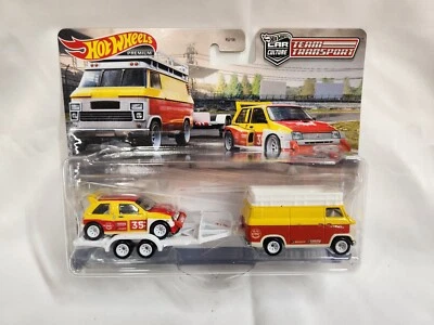 2023 HOT WHEELS TEAM TRANSPORT MG METRO & VAN # 47 REAL RIDERS