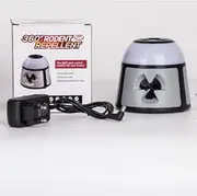 Mouse Repellent Ultrasonic Mouse Repellent Ultrasonic Wave Frequency Adjustable Mice Repellent Pluggable with Alarm Sounds and Flash Lights Rodent Control Mosquitoes Spiders Cockroaches Flies Fleas
