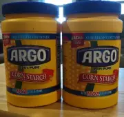 (2) Argo 100% Pure Corn Starch, 16 Oz EXP 02/2026