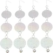 CIYODO 4pcs Bird Repellent Wind Chimes Bird Deterrent Spinners Reflective Scare Bird Diverters Reflective Scare Wind Pigeons Reflectors Debris Bird Bell Bird Discs Decor Rural