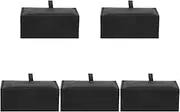 Cabilock 5pcs Leather Cufflinks Display Case Portable Jewelry Organizer Present Box for Men Empty Storage Box for Cufflinks Travel Jewelry Case Elegant Present Boxes for Jewelry