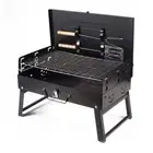 Folding Portable Barbecue Charcoal Grill Stainless Steel Small Mini BBQ Tool Kit
