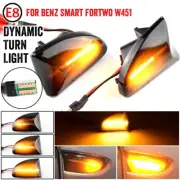 2x Dynamic Side Marker Light Turn Signal Blinker Lamp for Benz Smart Fortwo W451 (for: Smart)