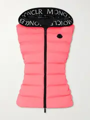 [Moncler] Moncler - Aliterse Quilted Shell Down Vest - Pink - 0 0 Pink