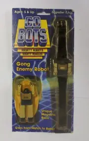 1984 Tonka Impulse Go Bots Gong Enemy Robot Collectible Watch Packaged
