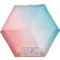 在飛比找momo購物網優惠-【POCKET UMBRELLA】口袋傘 五折抗UV 黑膠晴