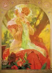Alphonse Mucha - Large A2 size 42x59.4cm QUALITY Canvas Print Poster Unframed