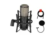 AKG Project Studio P220 Large Diaphragm Condenser Microphone With Pop Filter and XLR To XLR Cable