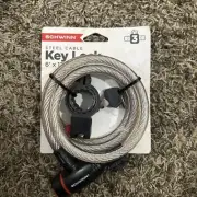 Schwinn Anti Theft Bike Lock, Security Level 3, Key Lock, 6 Foot, 12mm