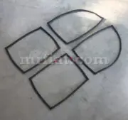 Fiat Topolino Giardiniera Legno Head And Rear Fixed Window Gasket 4Pcs Set New