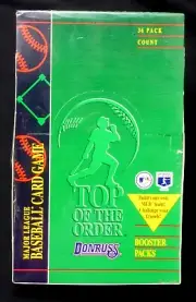 Top of the Order Booster Box New 1995 CCG Donruss Baseball Game Sealed Amricons